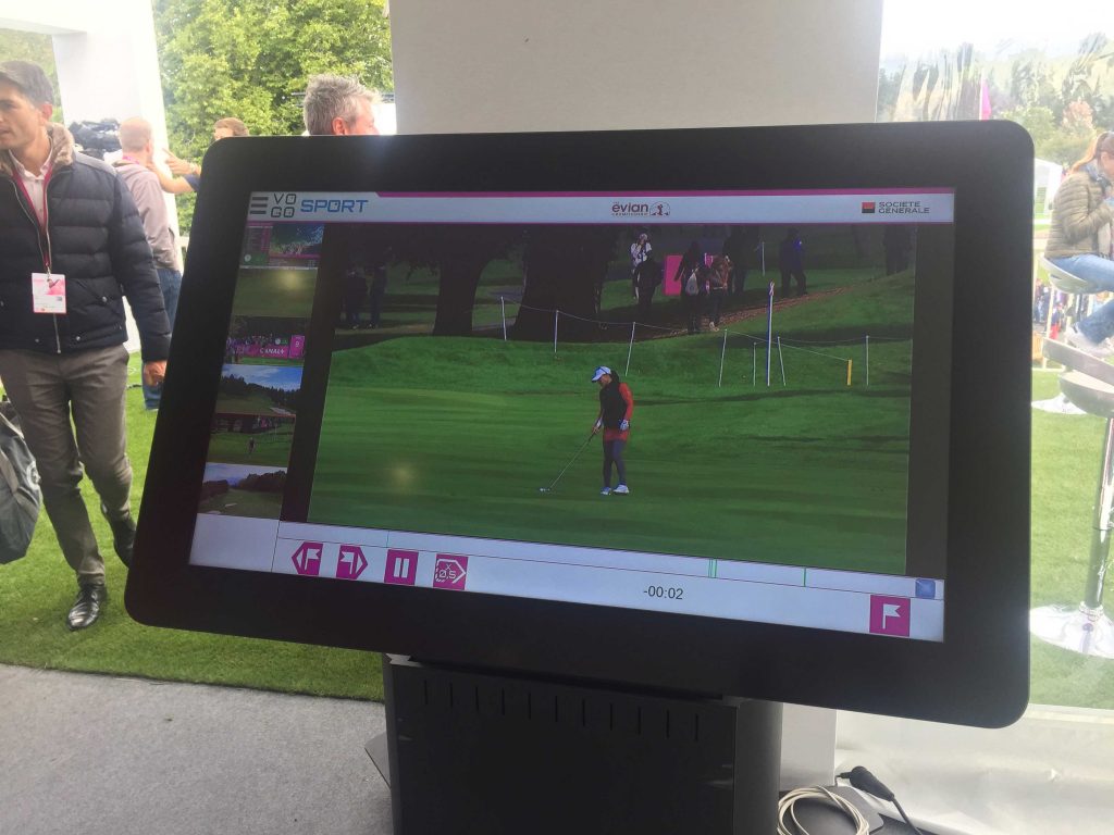 VOGO SPORT Digital Touch Screen, Evian Championship VOGO SPORT Digital Touch Screen, Evian Championship