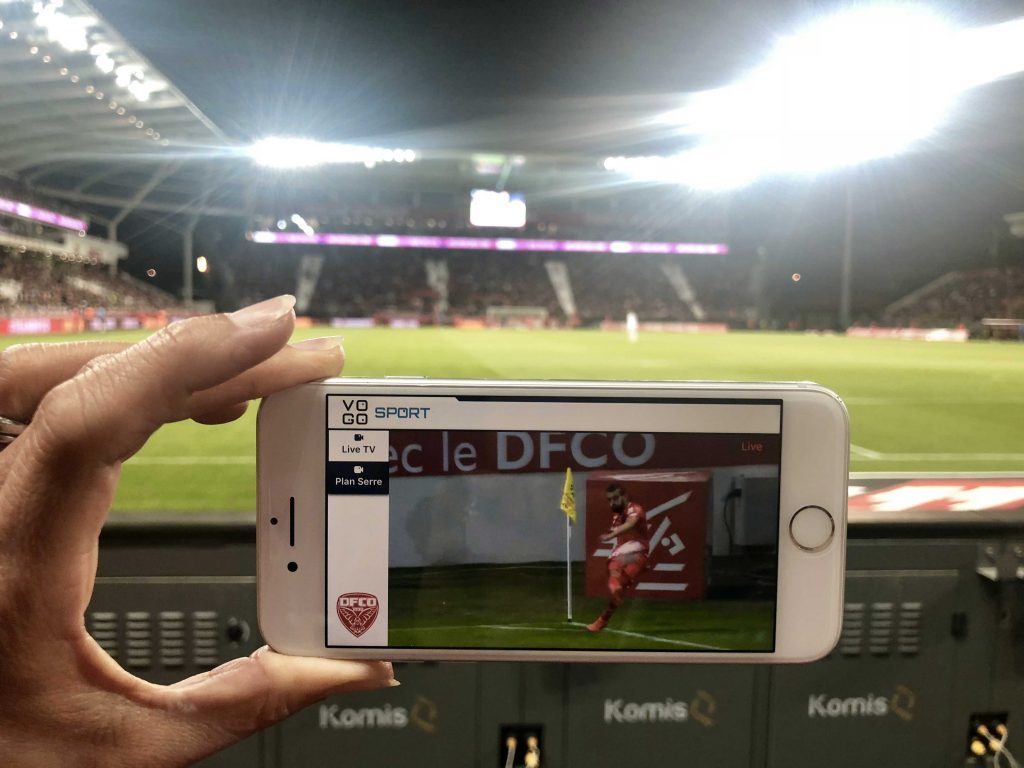 VOGO SPORT dans l'application du DFCO (Dijon)