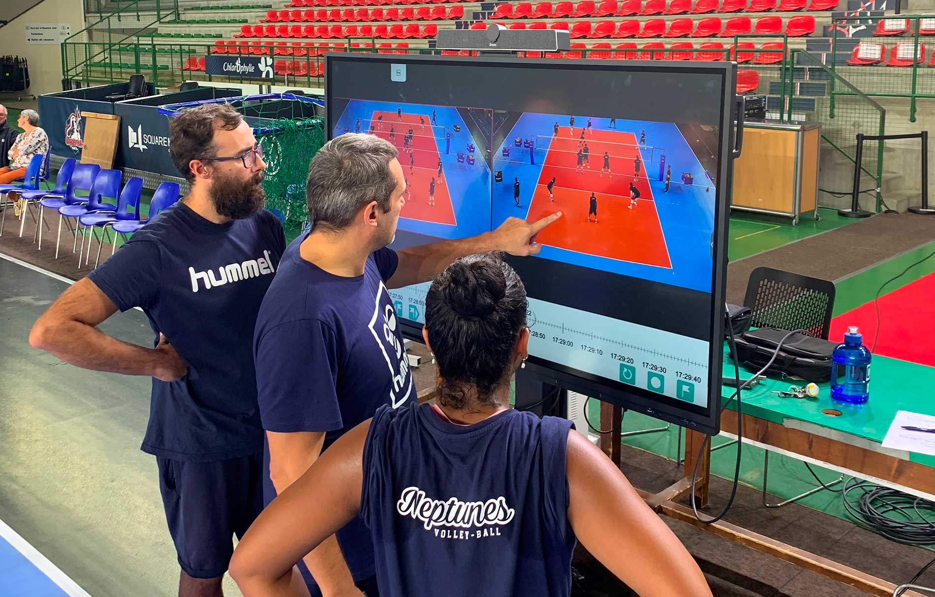 VOGOSCOPE alongside the Nantes Neptunes volleyball and handball teams