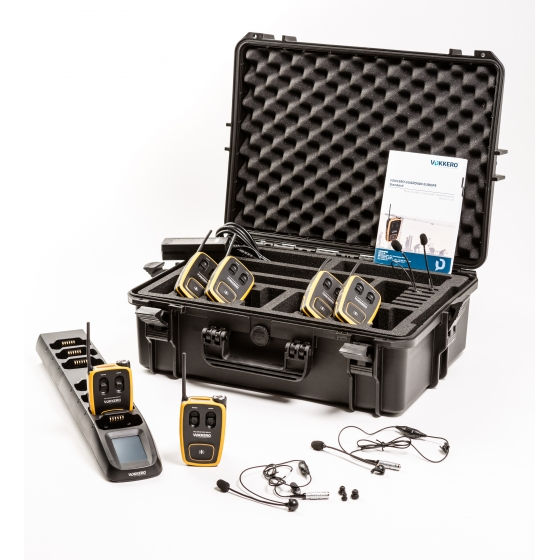 Hands-free radio communication kit – 5 to 8 users
