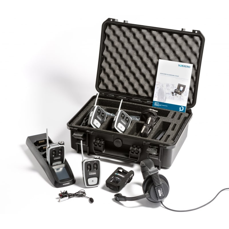 Wireless radio communication kit – 2 to 4 users