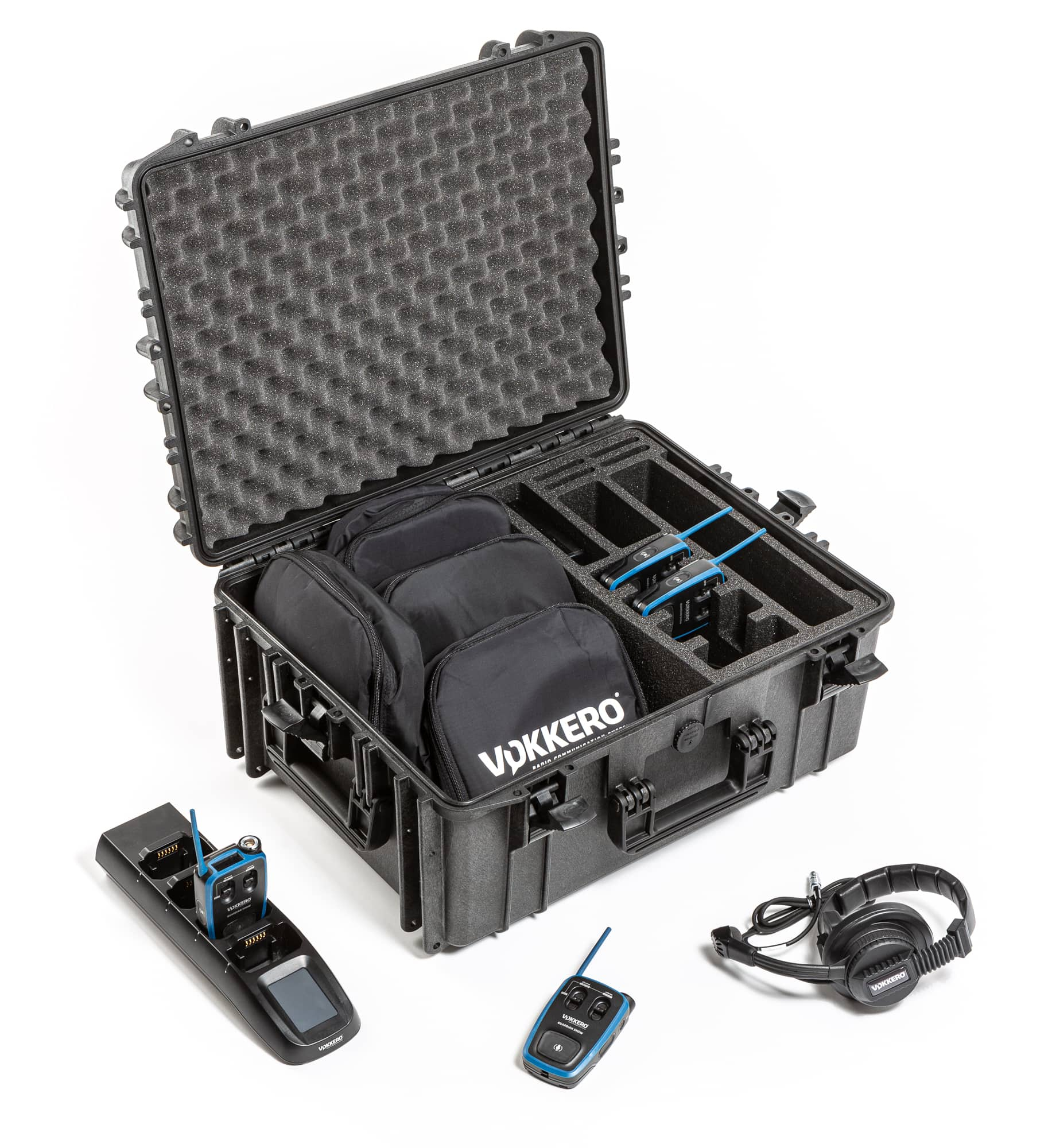 Full duplex intercom kit – Pro Audio wireless – 4 users