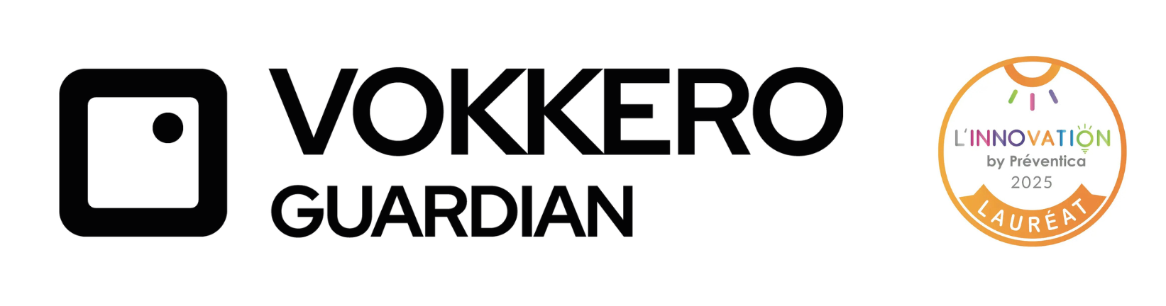 logo guardian + laureat de l'innovation preventica 2025