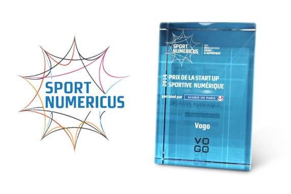 Vogo, gagnant du prix Sport Numericus 2014 de la «Start-up Sportive Numérique»