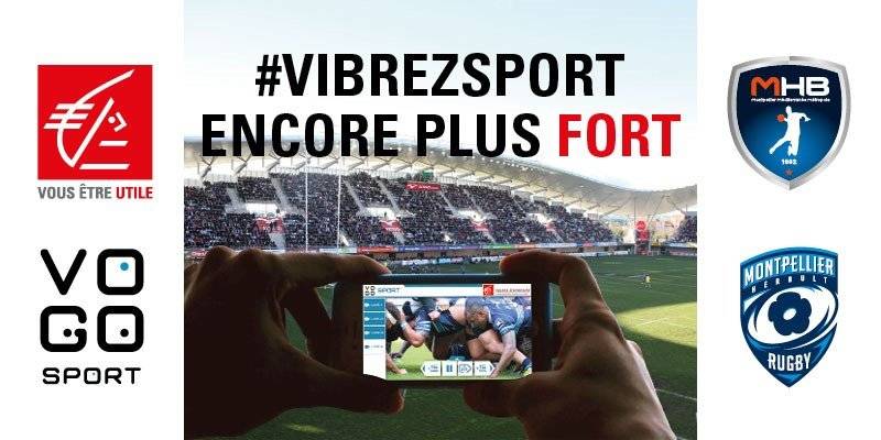 VOGO SPORT au sein de l’application officielle du Stade Toulousain, à compter de la saison 2016-2017