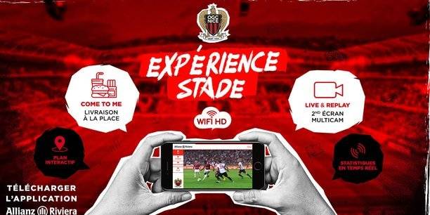 L’OGC Nice enrichit l’expérience spectateur grâce à une nouvelle application