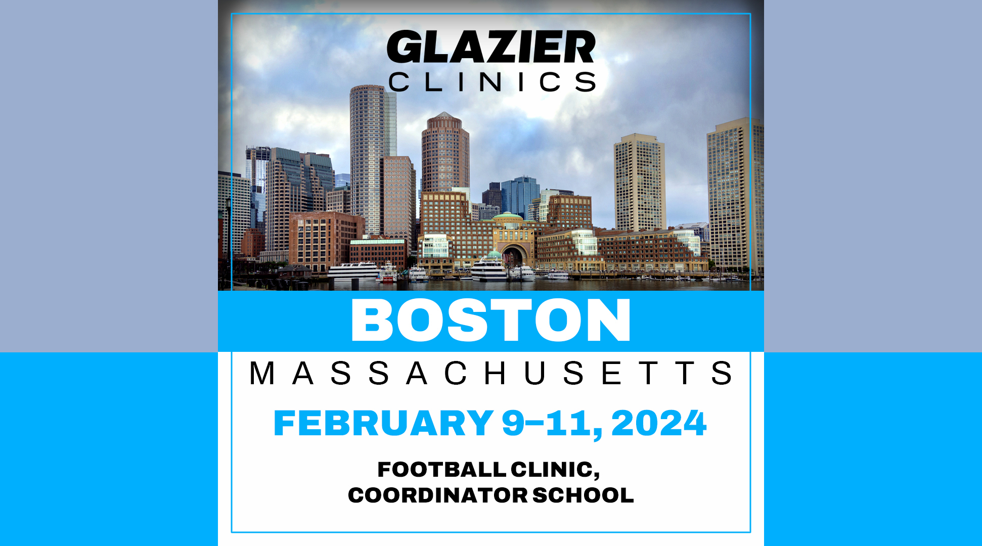 GLAZIER CLINICS – Boston (MA) – February 09-11, 2024