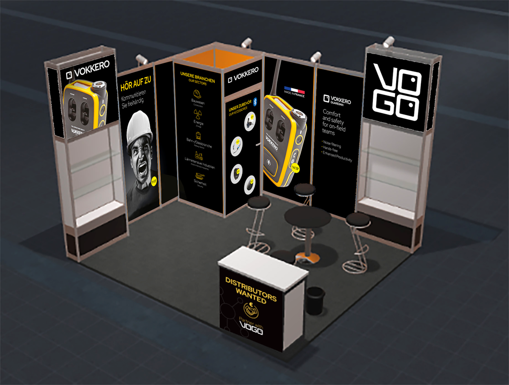 Stand VOGO pour le salon A+A a Dusseldorf