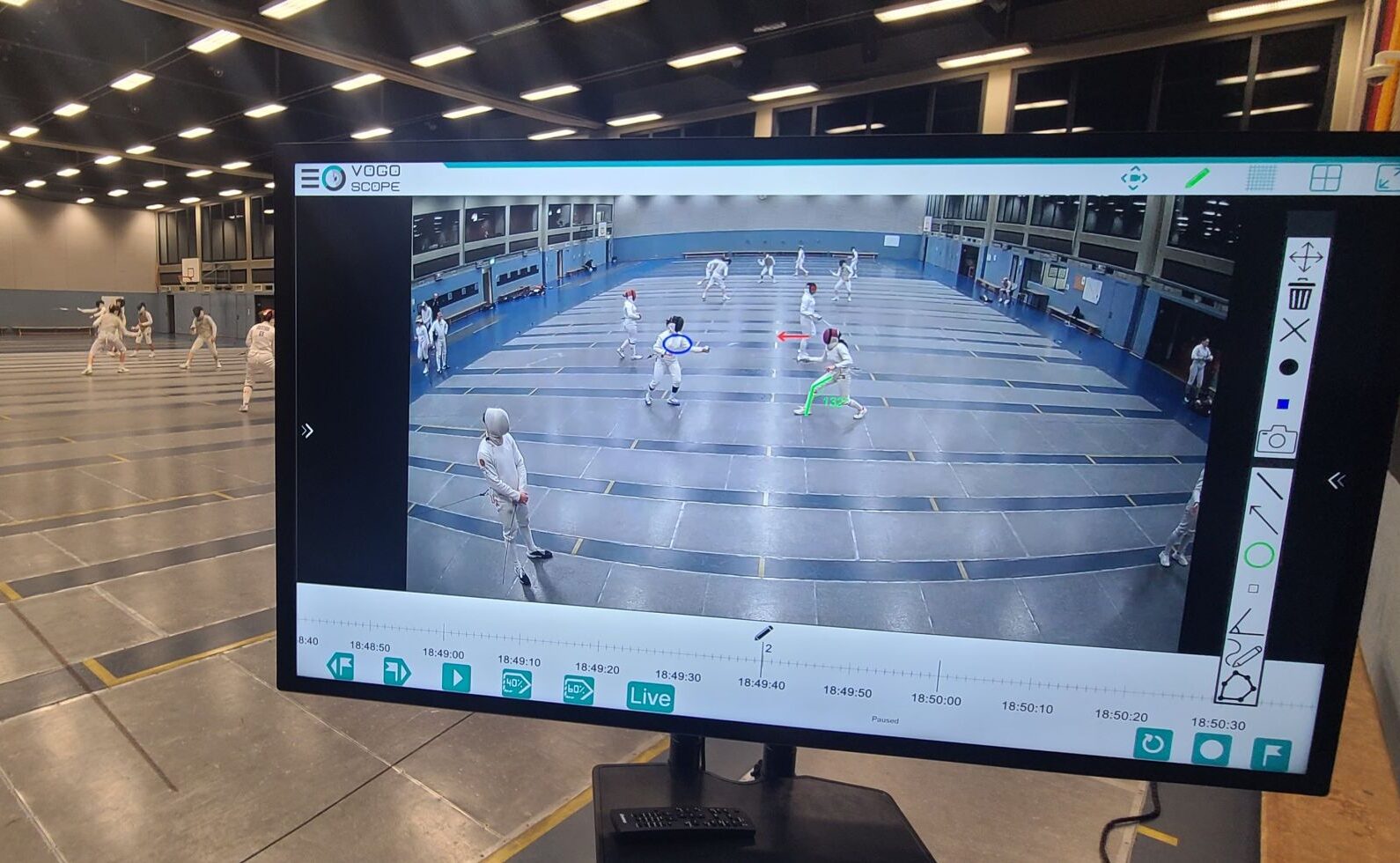 VOGO equips the German Fencing Federation with its VOGOSCOPE video solution