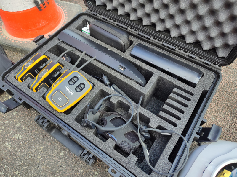 La solution Guardian en format kit dans une valise transportable.