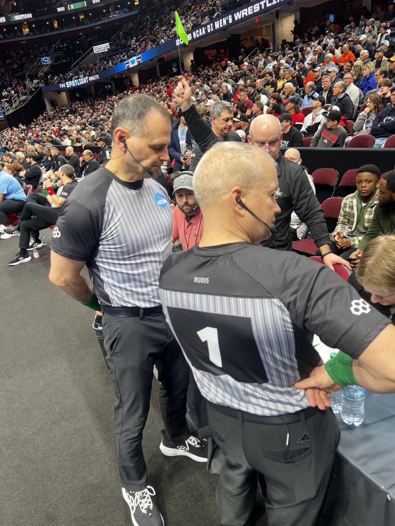 NCAA Wrestling referee